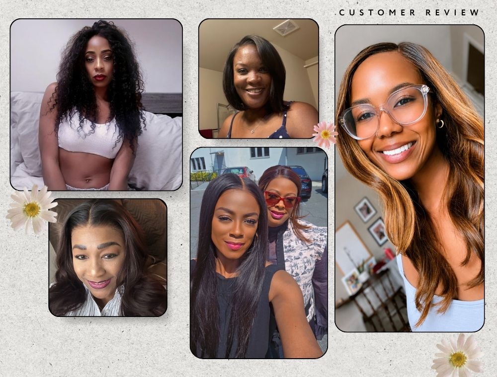 Customer wearing a Myfirstwig wig