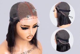 5x5 closure wig cap construction